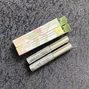 Lot 2 Clinique Bottom Lash Mascara in 01 Black 0.07 oz/2 ml Full Size